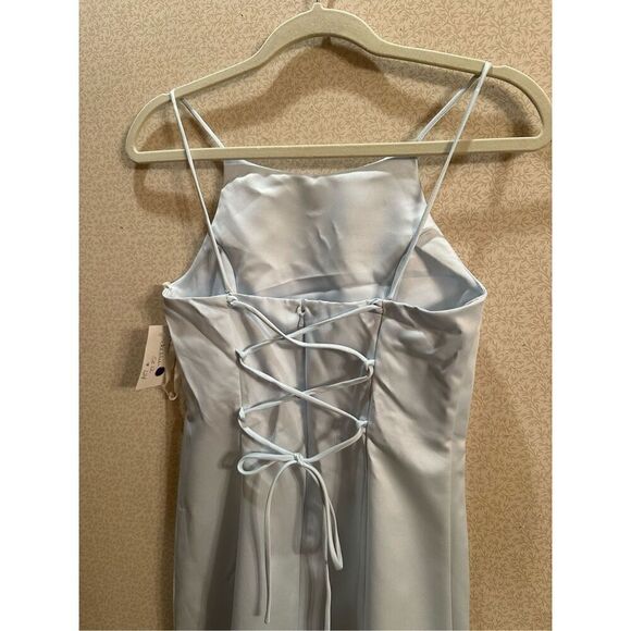 Vintage ice blue gown - Picture 5 of 9